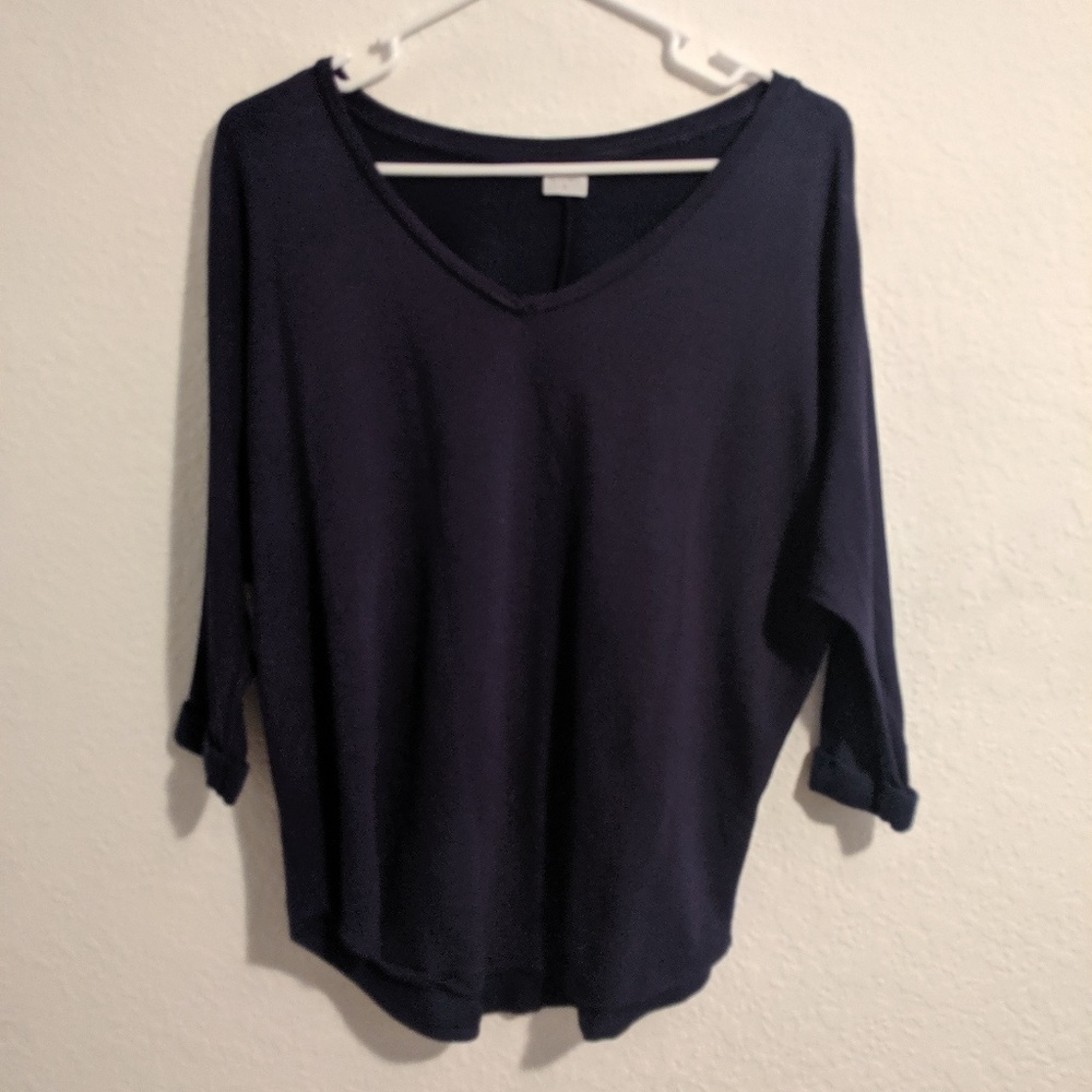 Dark blue top